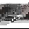 Mexen Velar Duo slankiojanti dušo kabina 100 x 90 cm, grafitas, chromas - 871-100-090-42-01