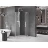 Mexen Velar Duo stumdoma dušo kabina 80 x 80 cm, matinis, balta - 871-080-080-32-20