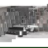 Mexen Velar Duo slankiojanti dušo kabina 90 x 80 cm, matinė, balta - 871-090-080-32-20