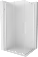 Mexen Velar Duo stumdomas dušo kabinas 100 x 90 cm, matinė, balta - 871-100-090-32-20