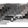Mexen Velar Duo slankiojančios dušo kabina 80 x 80 cm, grafitas, balta - 871-080-080-42-20