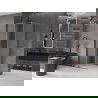 Mexen Velar stumdoma dušo kabina 100 x 100 cm, matinė, gun metal - 871-100-100-31-95