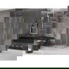 Mexen Velar Duo stumdomoji dušo kabina 80 x 80 cm, matinis, auksinis - 871-080-080-32-50