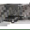 Mexen Velar Duo stumdoma dušo kabina 90 x 80 cm, matinė, auksinė - 871-090-080-32-50