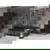 Mexen Velar Duo slankiojančios dušo kabinos 80 x 80 cm, grafitas, auksinė - 871-080-080-42-50