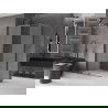 Mexen Velar slankioji dušo kabina 120 x 85 cm, šalna, ginkluotas metalas - 871-120-085-31-95