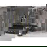 Mexen Velar Duo stumdoma dušo kabina 80 x 80 cm, matinė, auksinė šlifuota - 871-080-080-32-55