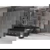 Mexen Velar slankiojančio dušo kabina 140 x 75 cm, matinė, gun metal - 871-140-075-31-95