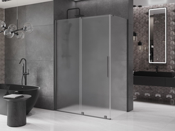 Mexen Velar stumdomas dušo kabinas 150 x 70 cm, matinė, gun metal - 871-150-070-31-95