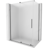 Mexen Velar stumdomoji dušo kabina 160 x 100 cm, matinė, gun metal - 871-160-100-31-95