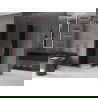Mexen Velar Duo slankiojanti dušo kabina 80 x 80 cm, grafitas, rožinis auksas - 871-080-080-42-60