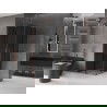 Mexen Velar Duo slankiojanti dušo kabina 80 x 80 cm, grafitas, rožinis auksas - 871-080-080-42-60