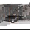 Mexen Velar Duo stumdomos dušo durys 80 x 80 cm, matinis stiklas, šepečiu valomas varis - 871-080-080-32-65