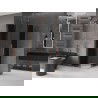 Mexen Velar Duo slankiojanti dušo kabina 80 x 80 cm, grafitas, šlifuotas varis - 871-080-080-42-65