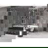 Mexen Velar stumdomo dušo kabina 110 x 110 cm, matinis, šlifuotas nikelis - 871-110-110-31-97