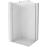 Mexen Velar 130 x 85 cm stumdomas dušo kabinas, matiniai, šlifuotas nikelis - 871-130-085-31-97