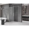 Mexen Velar stumdoma dušo kabina 130 x 75 cm, matinė, šlifuotas nikelis - 871-130-075-31-97