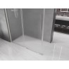 Mexen Velar stumiama dušo kabina 130 x 75 cm, matinė, šlifuotas nikelis - 871-130-075-31-97