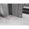 Mexen Velar stumdomas dušo kabina 130 x 100 cm, matuotas stiklas, šlifuotas nikelis - 871-130-100-31-97