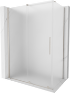 Mexen Velar stumdomas dušo kabinas 140 x 80 cm, matiniai, šlifuotas nikelis - 871-140-080-31-97