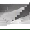 Mexen Velar slankiojantis dušo kabina 140 x 85 cm, matinė, poliruotas nikeliu - 871-140-085-31-97