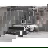 Mexen Velar stumdomas dušo kambarys 150 x 80 cm, matinis, šlifuotas nikelis - 871-150-080-31-97