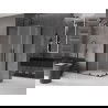 Mexen Velar Duo stumdoma dušo kabina 90 x 80 cm, matinis, juoda - 871-090-080-32-70