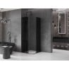 Mexen Velar Duo slankiojanti dušo kabina 80 x 80 cm, grafitas, juoda - 871-080-080-42-70