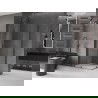 Mexen Velar Duo stumdomo dušo kabina 100 x 90 cm, skaidri, ginklo metalas - 871-100-090-02-95