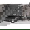 Mexen Velar Duo slankiojamoji dušo kabina 90 x 90 cm, matinė, gun metal - 871-090-090-32-95
