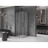 Mexen Velar Duo stumdomas dušo kabinas 80 x 80 cm, matinė, gun metal - 871-080-080-32-95