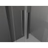 Mexen Velar Duo stumdomas dušo kabinas 80 x 80 cm, matinė, gun metal - 871-080-080-32-95