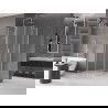 Mexen Velar Duo slankioji dušo kabina 90 x 90 cm, matinė stiklas, šlifuotas nikelis - 871-090-090-32-97