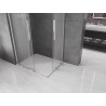 Mexen Velar L Dviguba dušo kabina su stumdomomis durimis 90 x 80 cm, šerkšnas, chromas - 871-090-080-02-33-01