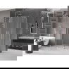 Mexen Velar L Duo stumdoma dušo kabina 100 x 90 cm, matinė, chromas - 871-100-090-02-33-01