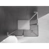 Mexen Velar L Duo slankiojanti dušo kabina 90 x 80 cm, grafitas, chromas - 871-090-080-02-43-01