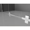 Mexen Velar L Duo slankiojanti dušo kabina 90 x 80 cm, grafitas, chromas - 871-090-080-02-43-01