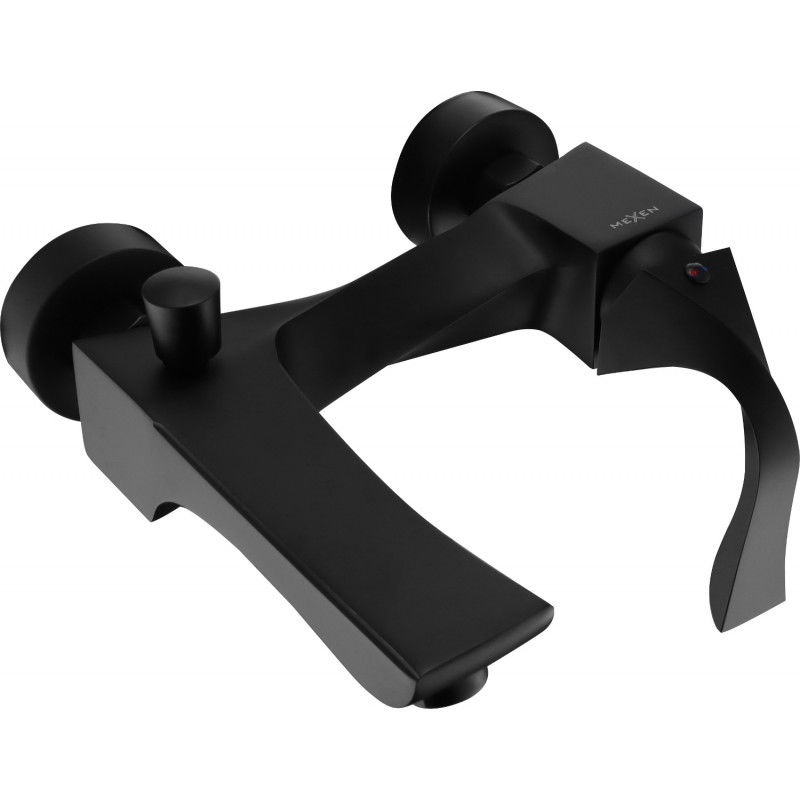 Mexen Estrella DQ02 vonios rinkinys, juodas - 72303DQ02-70