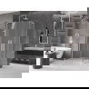 Mexen Velar L Duo stumdomasis dušo kabinas 90 x 80 cm, matinė, balta - 871-090-080-02-33-20