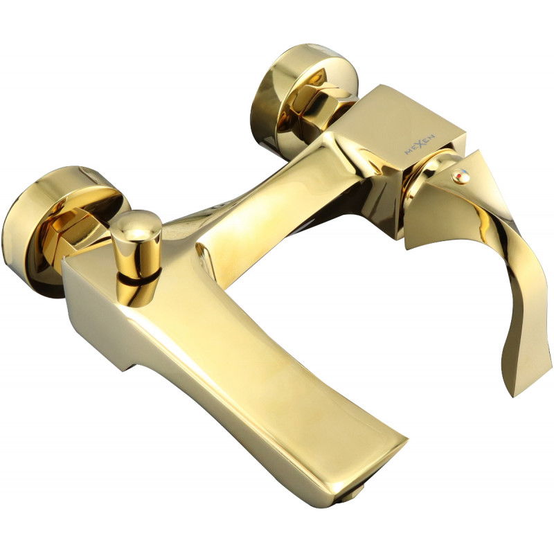 Mexen Estrella R02 vonios maišytuvo komplektas, auksinis - 72303R02-50