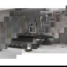 Mexen Velar L Duo stumdomas dušo kabinas 90 x 80 cm, permatomas, auksinis - 871-090-080-02-03-50