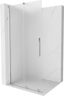 Mexen Velar dušo sienelė su stumdomu Walk-in 120 x 200 cm, matinė 8 mm, chromas - 871-120-000-33-01