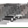 Mexen Velar dušo sienelė stumdomu Walk-in 140 x 200 cm, matinė 8 mm, chromas - 871-140-000-33-01