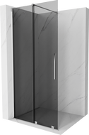 Mexen Velar dušo siena stumdomas Walk-in 80 x 200 cm, grafitas 8 mm, chromas - 871-080-000-43-01