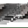 Mexen Velar dušo sienelė stumdomam Walk-in 100 x 200 cm, grafitas 8 mm, chromas - 871-100-000-43-01