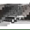 Mexen Velar sprendimas Walk-in dušui 140 x 200 cm, grafitas 8 mm, chromas - 871-140-000-43-01