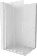 Mexen Velar stumdomas Walk-in dušo užtvaras 80 x 200 cm, matinė 8 mm, balta - 871-080-000-33-20