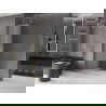 Mexen Velar dušo sienelė sulankstoma Walk-in 100 x 200 cm, matinė 8 mm, auksinė - 871-100-000-33-50
