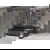 Mexen Velar dušo sienelė stumdomaja Walk-in 130 x 200 cm, matinė 8 mm, auksinė - 871-130-000-33-50