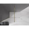 Mexen Velar dušo sienelė su stumdomomis durimis Walk-in 150 x 200 cm, matinė 8 mm, auksinė - 871-150-000-33-50